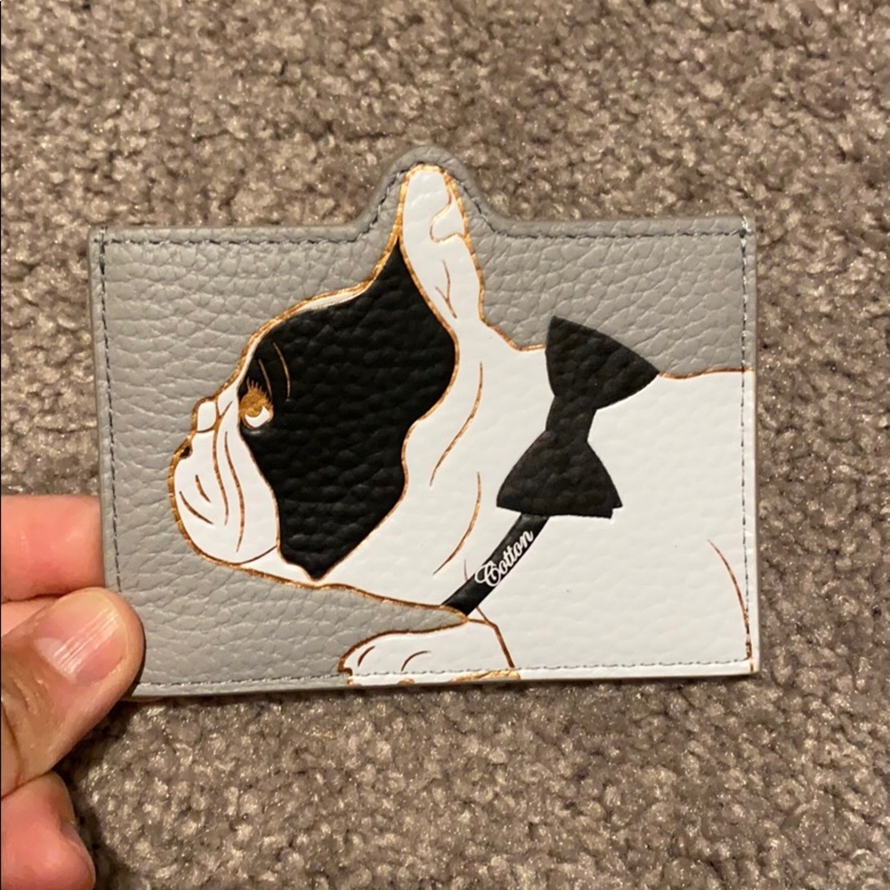 Ted Baker Boston terrier credit card holder